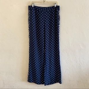 CAbi Navy & White Track Star Pants Style 5176 Size 8